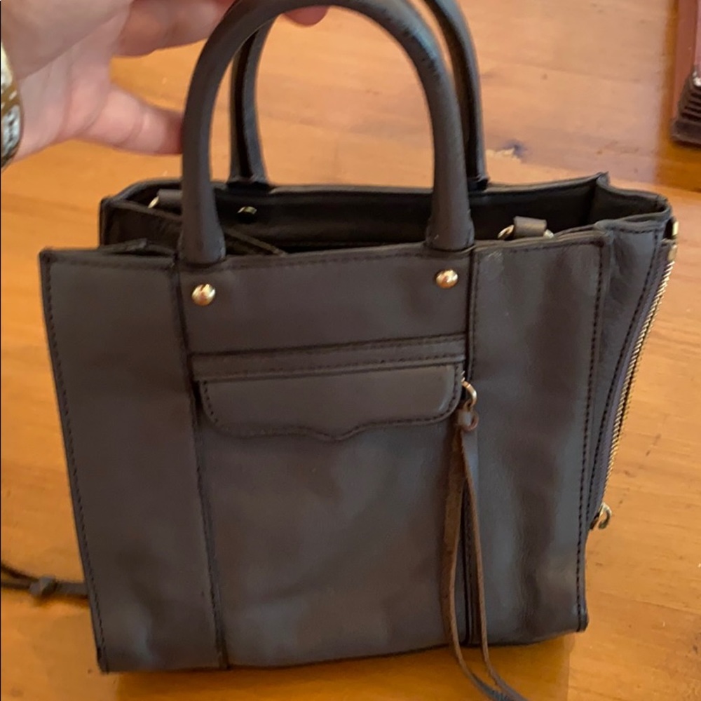 Rebecca Minkoff bag dark grey with shoulder strap